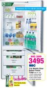 KIC 314ltr Metallic Silver Bottom Freezer Fridge-KBF 634 1 ME