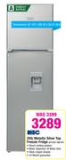 KIC 255ltr Metallic Silver Top Freezer Fridge-KTF528 1MEWT