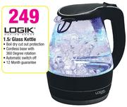 Logik 1.5L Glass Kettle