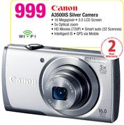 Canon A3500IS Silver Camera