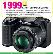 Nikon L320 Bridge Digital Camera
