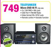 Telefunken Micro DVD HI FI TMD-400