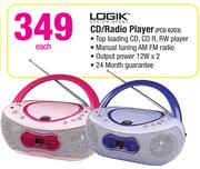 Logik CD/Radio Player PCD 6203-Each
