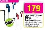 Sennheiser Stereo Headphones (MX365)-Each