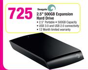 Seagate 2.5" 500GB Expansion Hard Drive