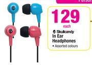 Skullcandy In Ear Headphones-Each