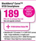 Blackberry Curve 9720 Smartphone-On UChoose Flexi 100