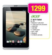 Acer 7" Wi Fi Tablet B1710