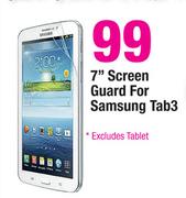 7" Screen Guard For Samsung Tab3