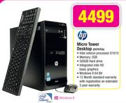 HP Micro Tower Desktop D5T07EA
