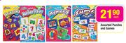 Assorted Puzzels And Games-Each