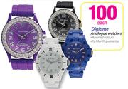 Digitime Analogue Watches Each