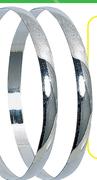 6mm Sterling Silver Bangles Each