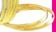 9ct Gold 6mm 'C' Shaped Bangles Each