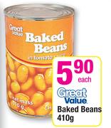 Great Value Baked Beans-410g-Each