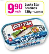 Lucky Star Sardines Assorted-120g-Each