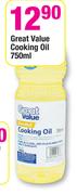 Great Value-Cooking Oil-750ml
