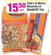 Fatti's & Moni's Macaroni Or Spaghetti-1kg-Each
