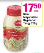 Nola Mayonnaise Regular Or Tangy-750g-Each