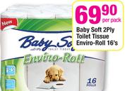 Baby Soft 2Ply Toilet Tissue Enviro-Roll-16's