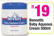 Bennetts Baby Aqueous Cream-500ml