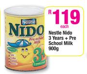 Nestle Nido 3 Years + Pre School Milk-900g