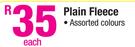 Plain Fleece-Each