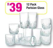 12 Pack Parisian Glass