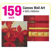 Canvas Wall Art-600 x 600mm Each