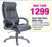 Texas High Back Office Chair-Each