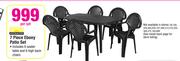 Antracite 7 Piece Ebony Patio Set-Per set