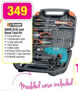 Stramm 500W Drill And Hand Tool Kit