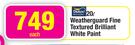 Dulux 20Ltr Weatherguard Fine Textured Brilliant White Paint