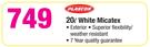 Plascon 20Ltr White Micatex 