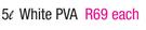 5Ltr White PVA
