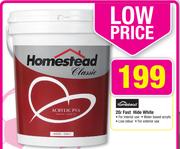 Homestead 20Ltr Fast Hide White