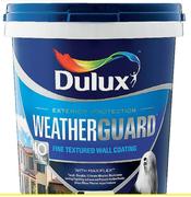 Dulux 20Ltr Weatherguard Fine Textured Brilliant White Paint
