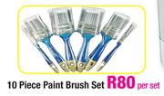 10 Piece Paint Brush