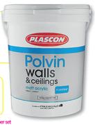 Plascon 20Ltr Polvin White