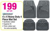 Stingray 4x4 Heavy Duty 4 Piece Mat Set-Per Set