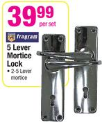 Fragram 5 Lever Mortice Lock-Per Set