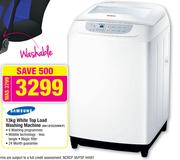Samsung 13kg White Top Load Washing Machine WA13F5S2UWW/F