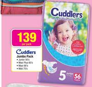 Cuddlers Jumbo Pack Of Junior-56's/Maxi Plus-60's/Maxi-66's Or Midi-70's-Per Pack
