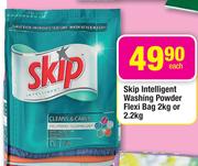 Skip Intelligent Washing Powder Flexi Bag 2kg Or 2.2Kg-Each