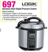 Logik Stainless Steel Digital Pressure Cooker RSH012476018