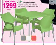 Sal 5 Piece Patio Set-Per Set