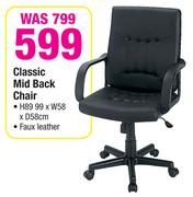 Classic Mid Back Chair