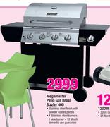 Megamaster Patio Gas Braai Sizzler 400