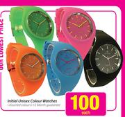 Initial Unisex Colour Watches-Each