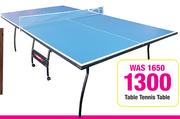 Table Tennis Table